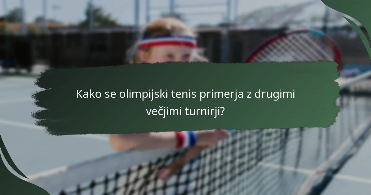 Kako vremenske razmere vplivajo na olimpijske teniške tekme?