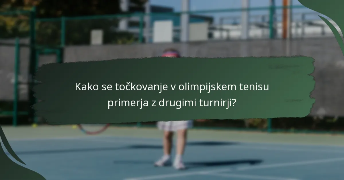 Katere so odgovornosti sodnikov v olimpijskem tenisu?