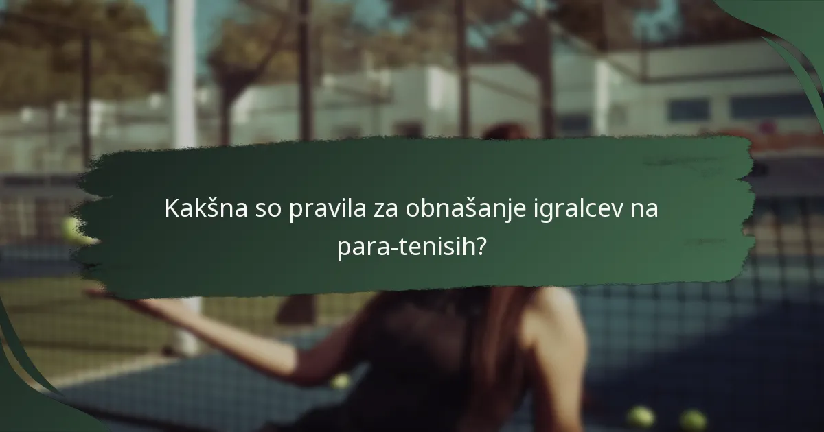 Zakaj je spoštovanje vseh ključno v olimpijskem tenisu?