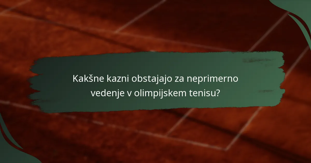 Kakšne so posledice predpisov o obnašanju igralcev za športnike?
