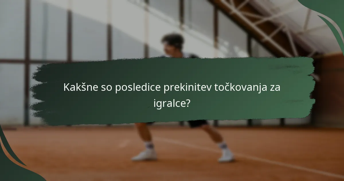 Kako se ohranja kontinuiteta tekem med prekinitvami?