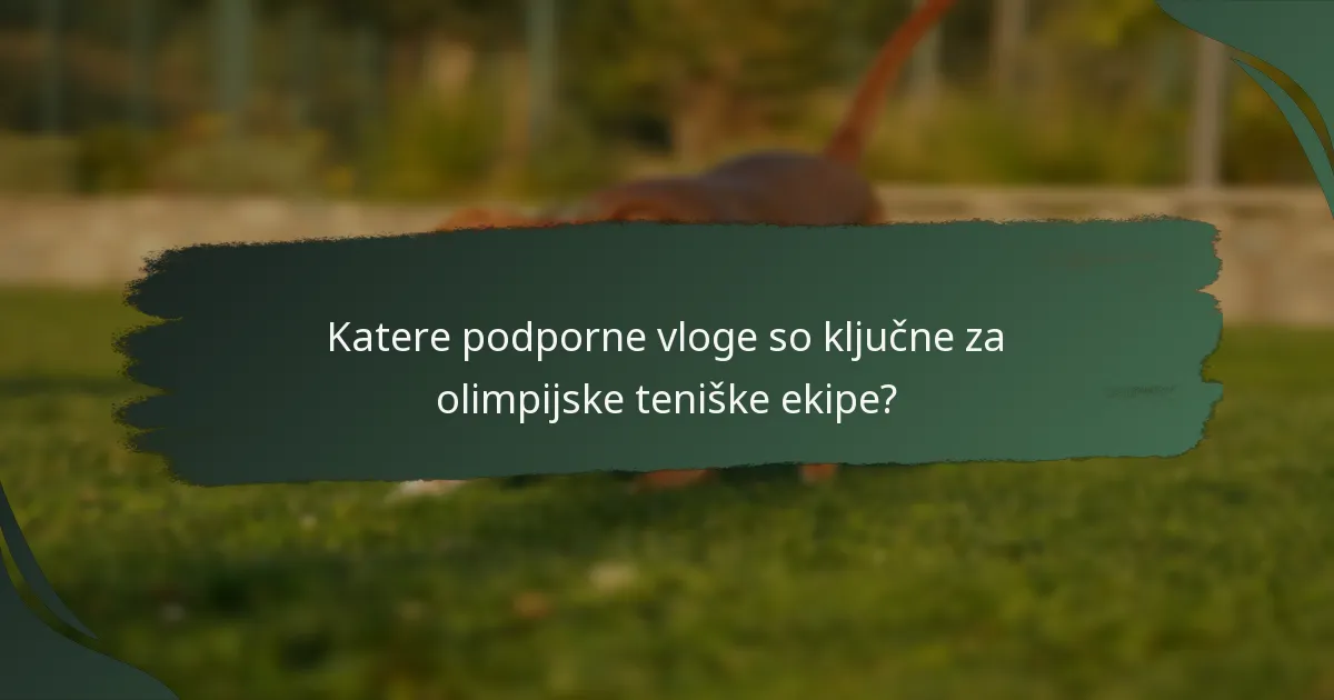 Kako se obnašanje igralcev v olimpijskem tenisu primerja z individualnimi tekmovanji?