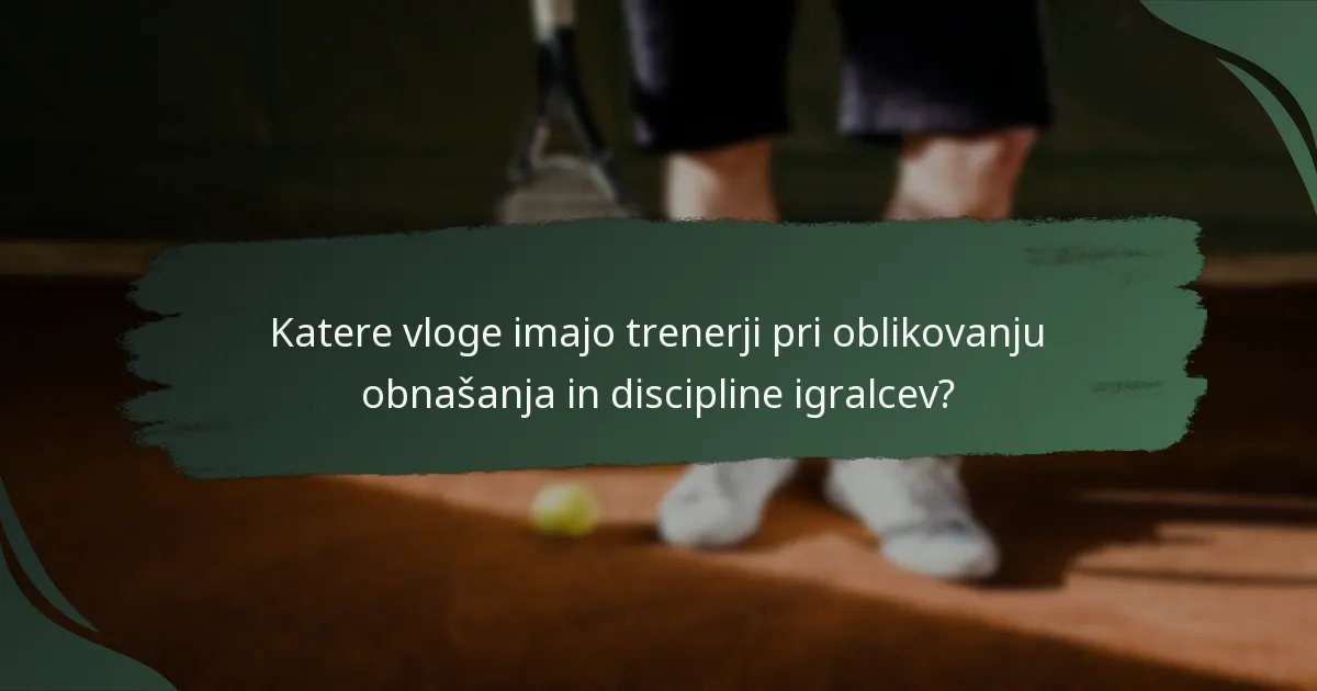 Kako se obnašanje v olimpijskem tenisu primerja z drugimi športi?